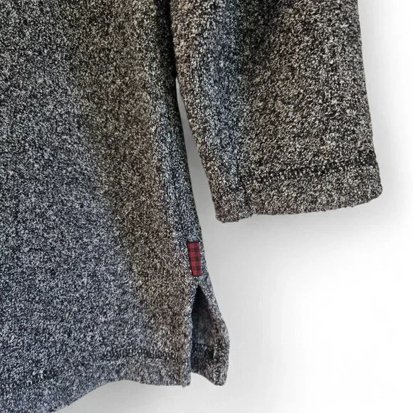 Woolrich Womens Original Outdoorwear Half-Zip Sweater Small Cozy Gray Wool-Blend - Picture 7 of 16